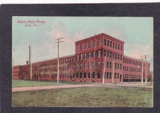 Erie PA Metric Metal Works 1912
