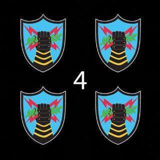 US Army Strategic Command USA Element SSI 3 (4)Four Decal Sticker Lot