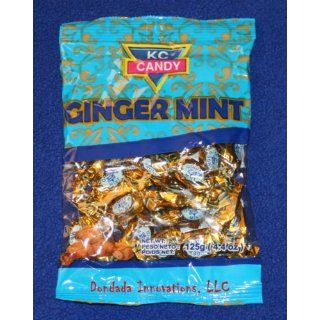 Kc Ginger Mint pack of 5 , Each BAG 100g, 3.52oz