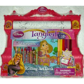 Disney Tangled Rolling Art Desk with Tangled Stickers