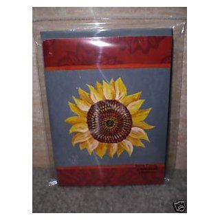 8 Country Sunflower Blue Red Yellow Note Cards w