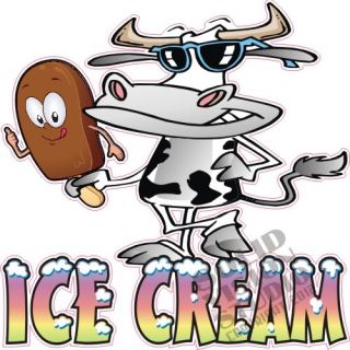12 Ice Cream Cool Cow Concession Trailer Food Truck Cart Restaurant