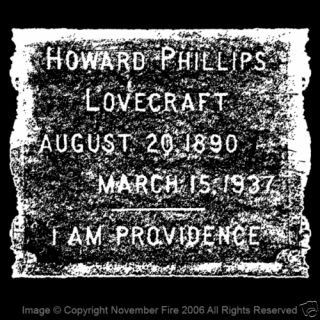 Lovecraft Epitaph Shirt Howard Phillips Lovecraft