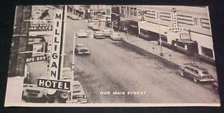 Miles City MT Montana Milligan Howard Hotel vintage unused picture