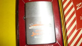 Howard Johnson Zippo Lighter in ORG Box