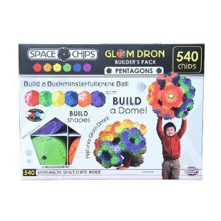 Space Chips Glom Dron Builders Pack, 540 Pentagon Shaped