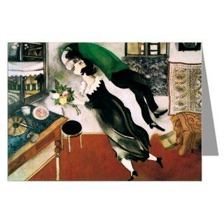 Six Greeting Card Set of Marc Chagalls 1915 painting