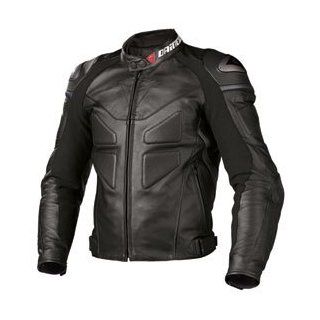 Dainese Avro Leather Jacket (BLACK/ANTHRACITE)  