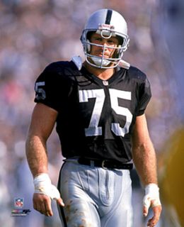 Howie Long Oakland Raiders Classic C 1988 Poster Print