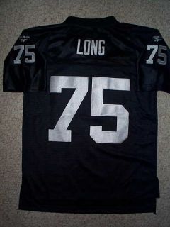 Stitched Sewn Oakland Raiders Howie Long NFL Throwback Jersey Youth S
