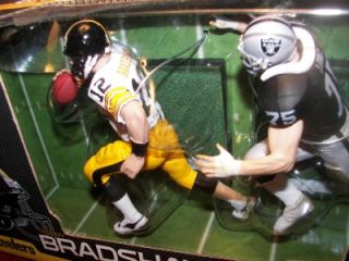 Terry Bradshaw Howie Long NFL McFarlane Steelers Raiders 2 Pack