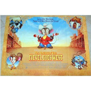 An American Tail Fievel Goes West   Original Movie Poster