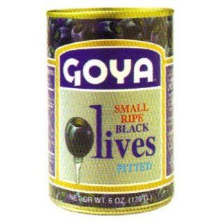 Goya Foods Small Ripe Black Olives, 6 Ounce (Pack of 24) 