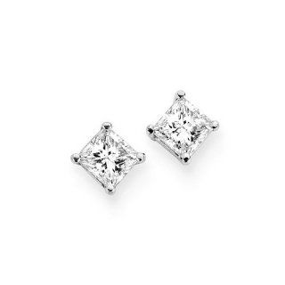 94 ct. L   VS2 Princess Cut Diamond Earring Studs Jewelry 