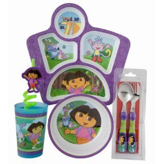 Zak Designs Dora the Explorer Toddler 6 Piece Set Kitchen