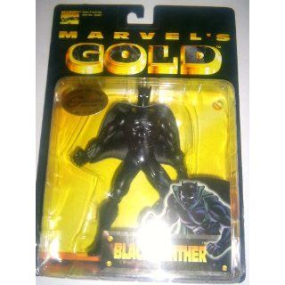 Marvels GOLD limited edition BLACK PANTHER toy biz Toys
