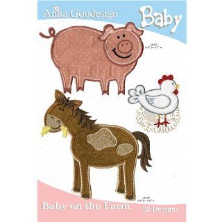 Anita Goodesign Embroidery Designs Cd Baby on the Farm