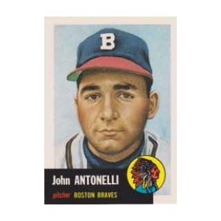 Johnny Antonelli 1953 Topps Archives Baseball Reprint