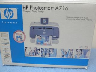 HP Photosmart A716 Digital Photo Inkjet Printer