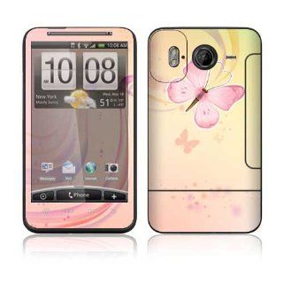 Pink Butterfly Decorative Skin Cover Decal Sticker for HTC
