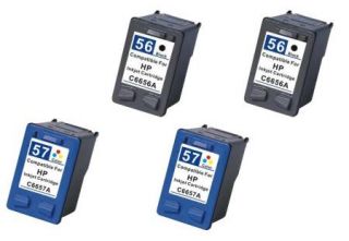 Pack 56 57 Combo Ink Cartridge for HP Photosmart 7660 7755 7760 7960