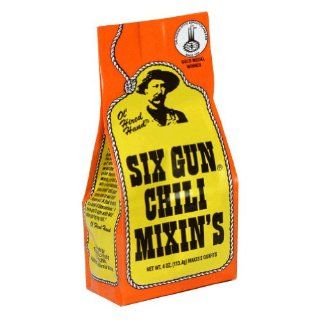 Six Gun, Mix Chili, 4 Ounce (12 Pack) Grocery & Gourmet