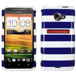 New Dark Blue Striped Hard Cell Phone Cover Case Protector
