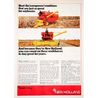 1969 Ad Sperry Rand New Holland Model 975 985 Soybeans
