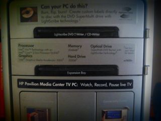 HP Desktop PC Computer M7650N Windows XP Media Center Edition TV Tuner