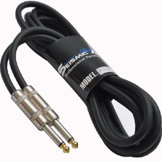 Seismic Audio   10 Foot 1/4 to 1/4 Speaker Cable   PA DJ