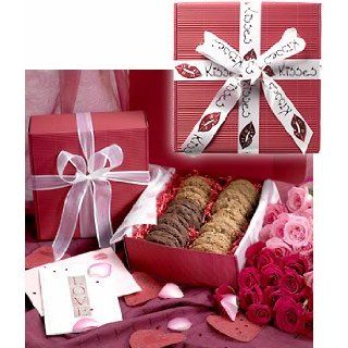Hearts Desire Valentine Gourmet Cookies Gift Box Grocery