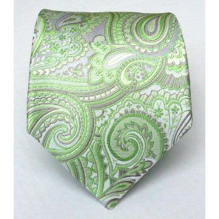 100% Silk Woven Apple Paisley Tie Clothing