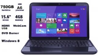 HP Pavilion G6 2235US Laptop PC Windows 8 15 6” Screen 4GB RAM 750GB