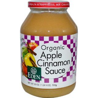 Organic Apple Cinnamon Sauce, 25 oz (708 g) Grocery