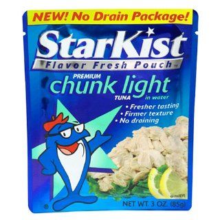 Starkist Chunk Light Tuna in Water, 2.6 Ounce Pouches (Pack of 24