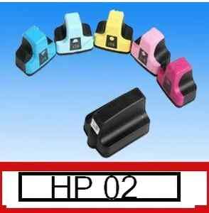 Full Set Ink Cartridges for HP 02 Photosmart 3310 C7180 C5280 D7160
