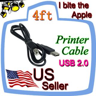 USB Printer Cable Cord for HP PSC 750 750xi 1210v 1510v