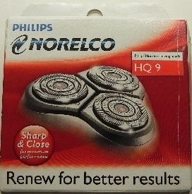 PHILIPS Norelco Replacement Triple Track Heads HQ9 Cutters Combs Brand