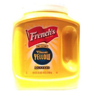 Frenchs Mustard Jar, Classic Yellow, 105 Ounce Grocery