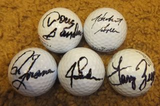  Autographed Golf Ball Lot Majors Dave Stockton Hubert Green