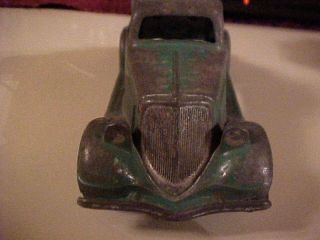 404 Hubley Car 1936 Ford Coupe Original Green Paint USA