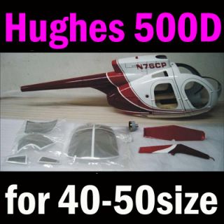 Funkey Hughes 500D H8406 Scale RC Fuselages for 50SIZE Fun Key TREX600
