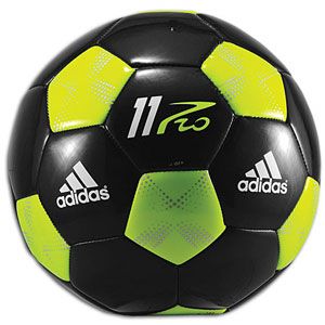 adidas 11Pro Glider Ball   Soccer   Sport Equipment   Black/Slime