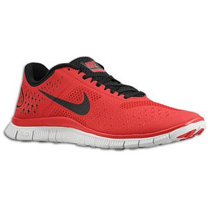 Nike Free Run 4.0   Mens   Running   Shoes   Gym Red/Black/Pure