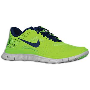 Nike Free Run 4.0   Mens   Running   Shoes   Electric Green/Night