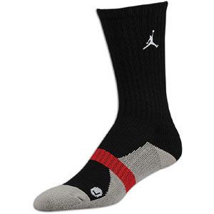 The Jordan Crew Sock features a compression band at the midfoot for