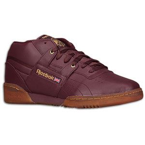 Reebok Workout Mid Ice   Mens   Training   Shoes   Maroon/Brass/Ice