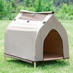 Hugz Cool Cot House with Cooling Pet Bed Large Dog New