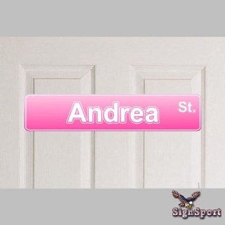 Andrea Bedroom Name Sign     Any Name