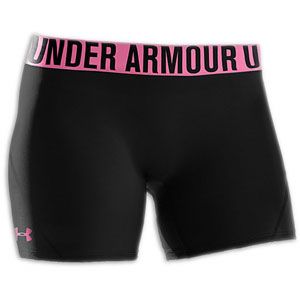 Under Armour Block It Compression Short   Womens   Black/Fluo Pink